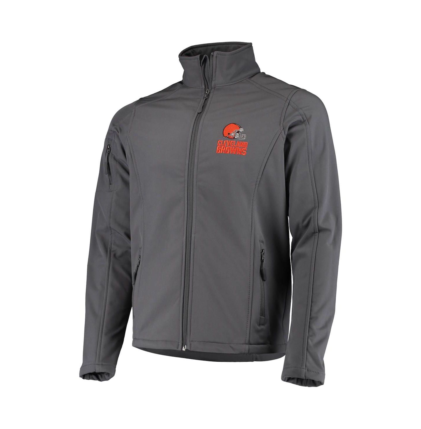 Мужская куртка Dunbrooke Charcoal Cleveland Browns Sonoma Softshell Full-Zip — фото 3