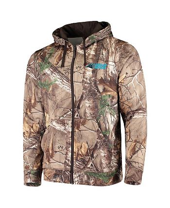 Dunbrooke Men's Realtree Camo San Francisco 49ers Trophy Tech Fleece  Full-Zip Hoodie Jacket