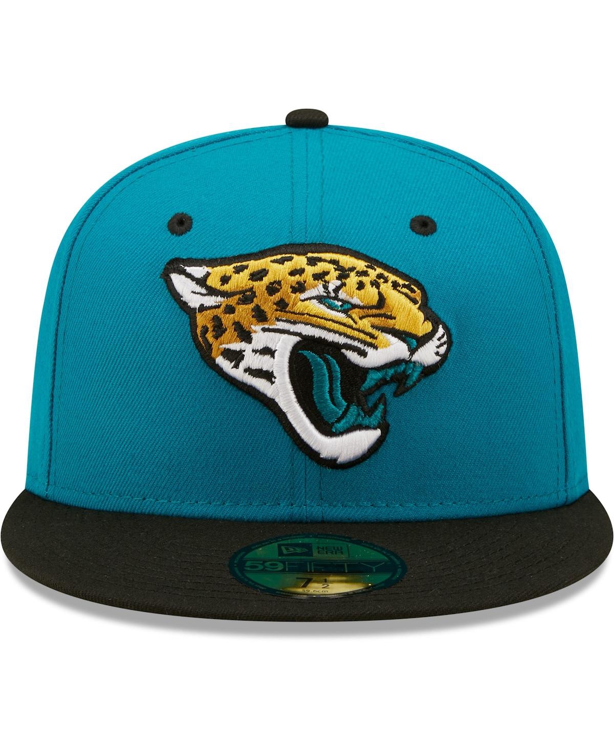 Men's New Era Black Jacksonville Jaguars Flipside 59Fifty Fitted Hat - Black