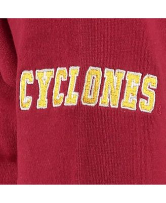 Women's Cardinal Iowa State Cyclones Big Logo Pullover Hoodie