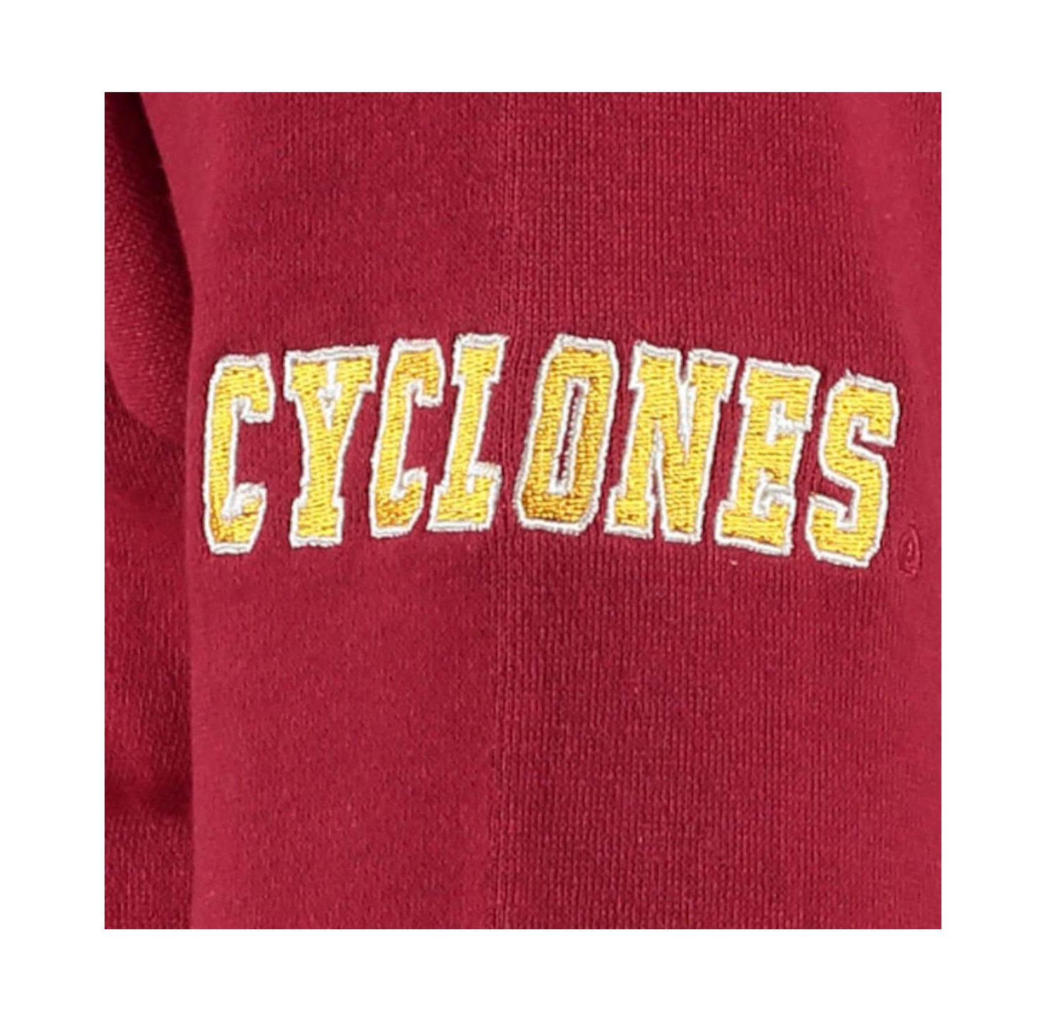 Women's Cardinal Iowa State Cyclones Big Logo Pullover Hoodie