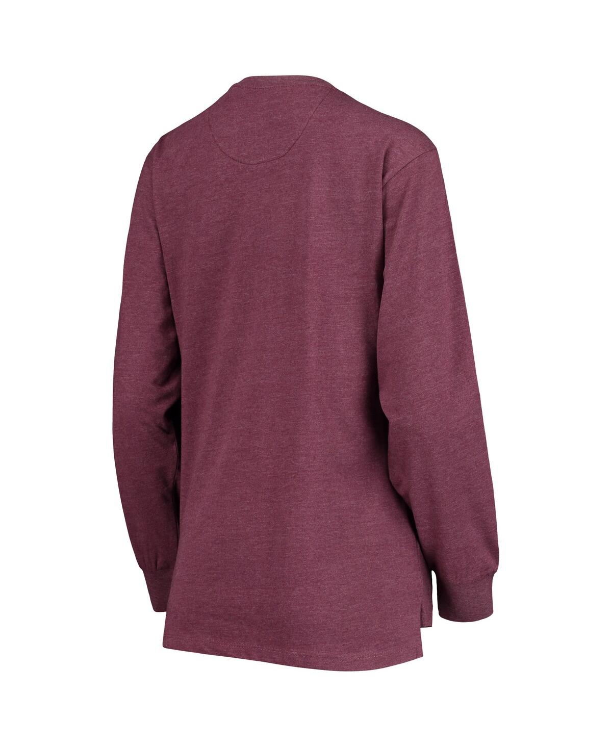 Women's PressboxMinnesota Golden Gophers Two-Hit Canyon Long Sleeve T-shirt - Maroon