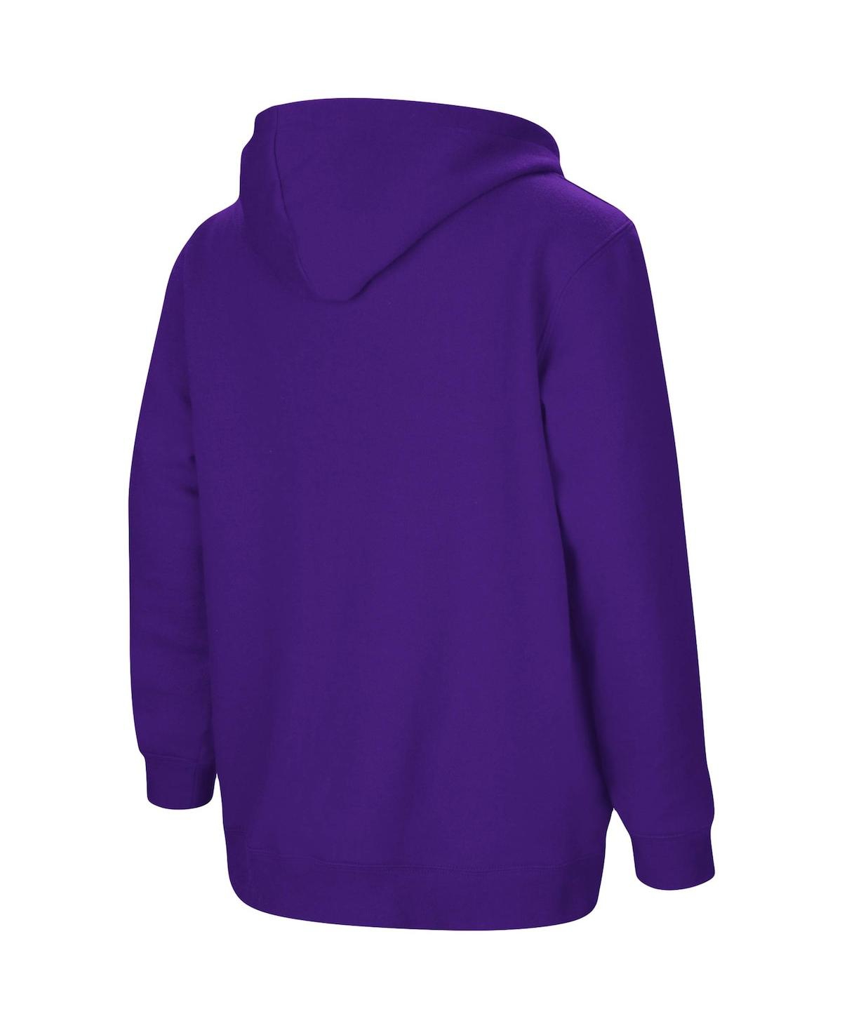 Big Boys ColosseumKansas State Wildcats 2-Hit Team Pullover Hoodie - Purple
