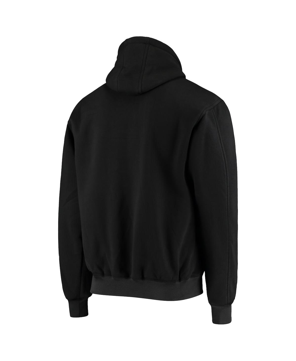 Shop Dunbrooke Men's  Black New Orleans Saints Craftsman Thermal-lined Full-zip Hoodie