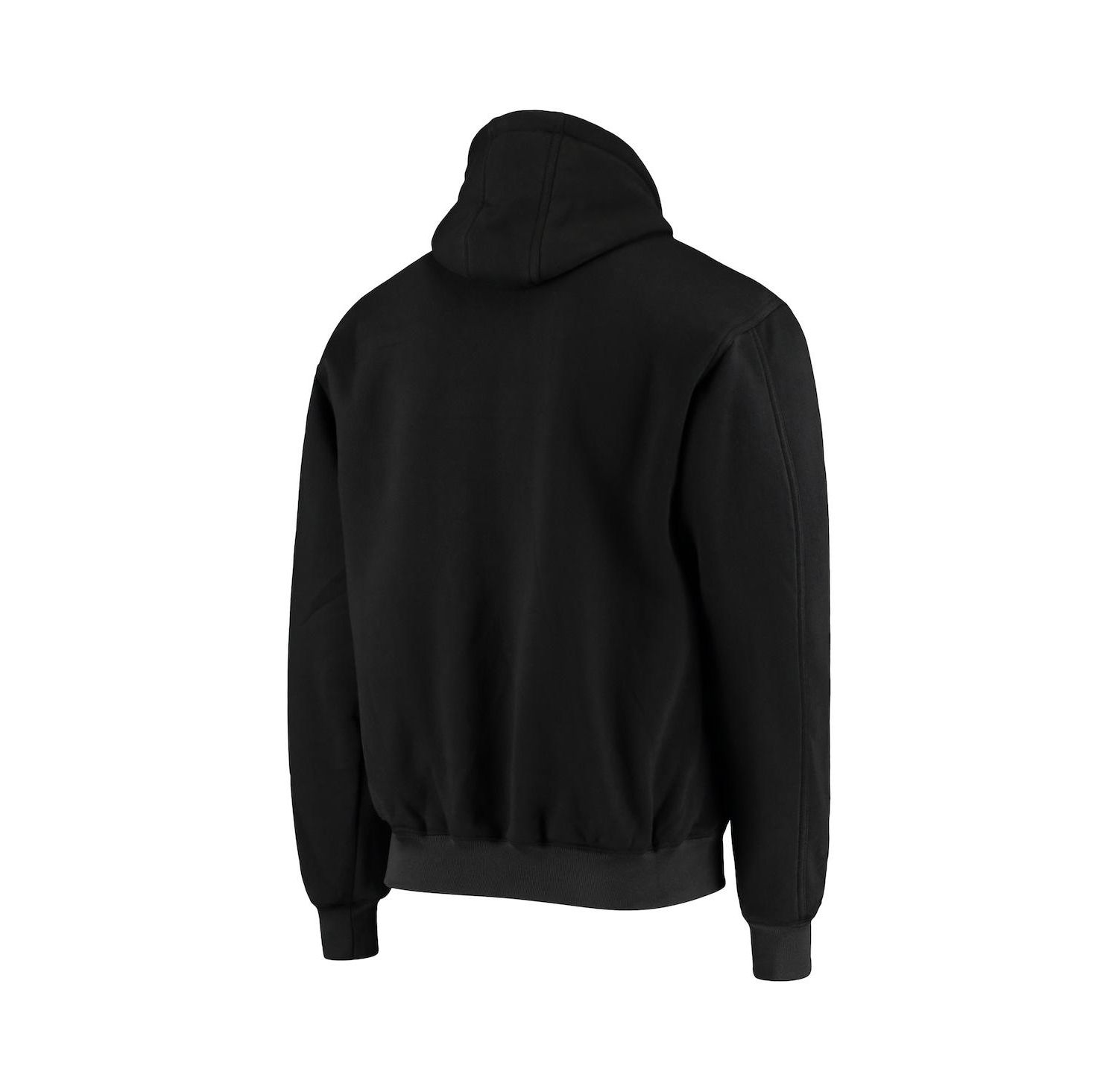 Men's Black New Orleans Saints Craftsman Thermal-Lined Full-Zip Hoodie