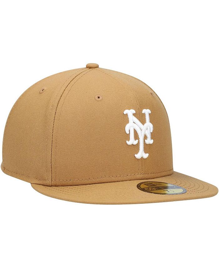 New Era Men's Tan New York Mets Wheat 59Fifty Fitted Hat - Macy's