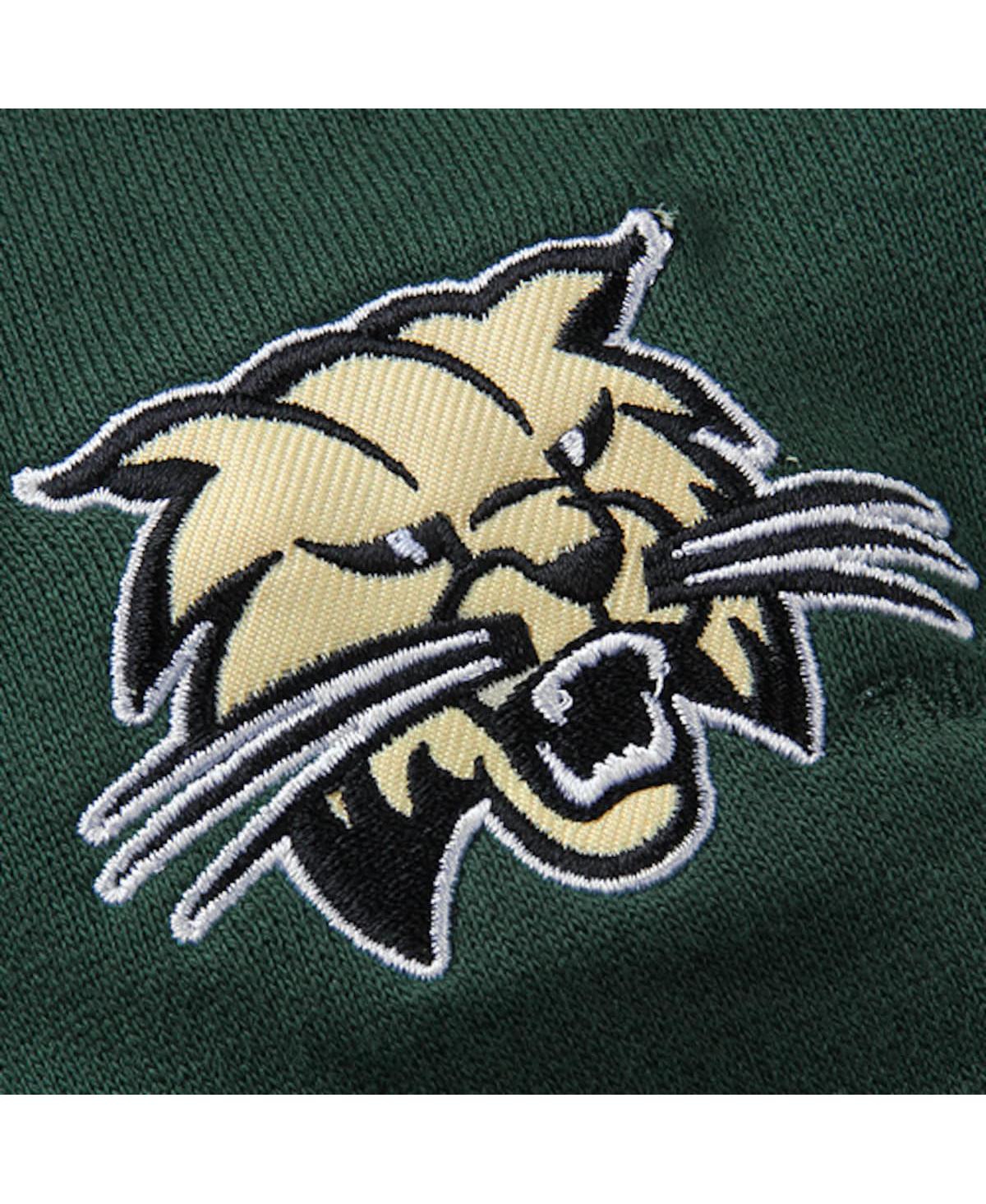 Women's Stadium AthleticOhio Bobcats Arched Name Full-Zip Hoodie - Green