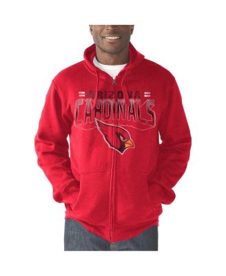 Men's Cardinal Arizona Cardinals Perfect Season Full-Zip Hoodie