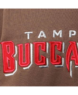 Men's Red, Black Tampa Bay Buccaneers Big and Tall Pullover Hoodie