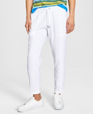 I.N.C. International Concepts - Men's Regular-Fit Textured Drawstring Pants