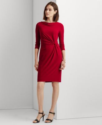 ralph lauren twisted knot dress
