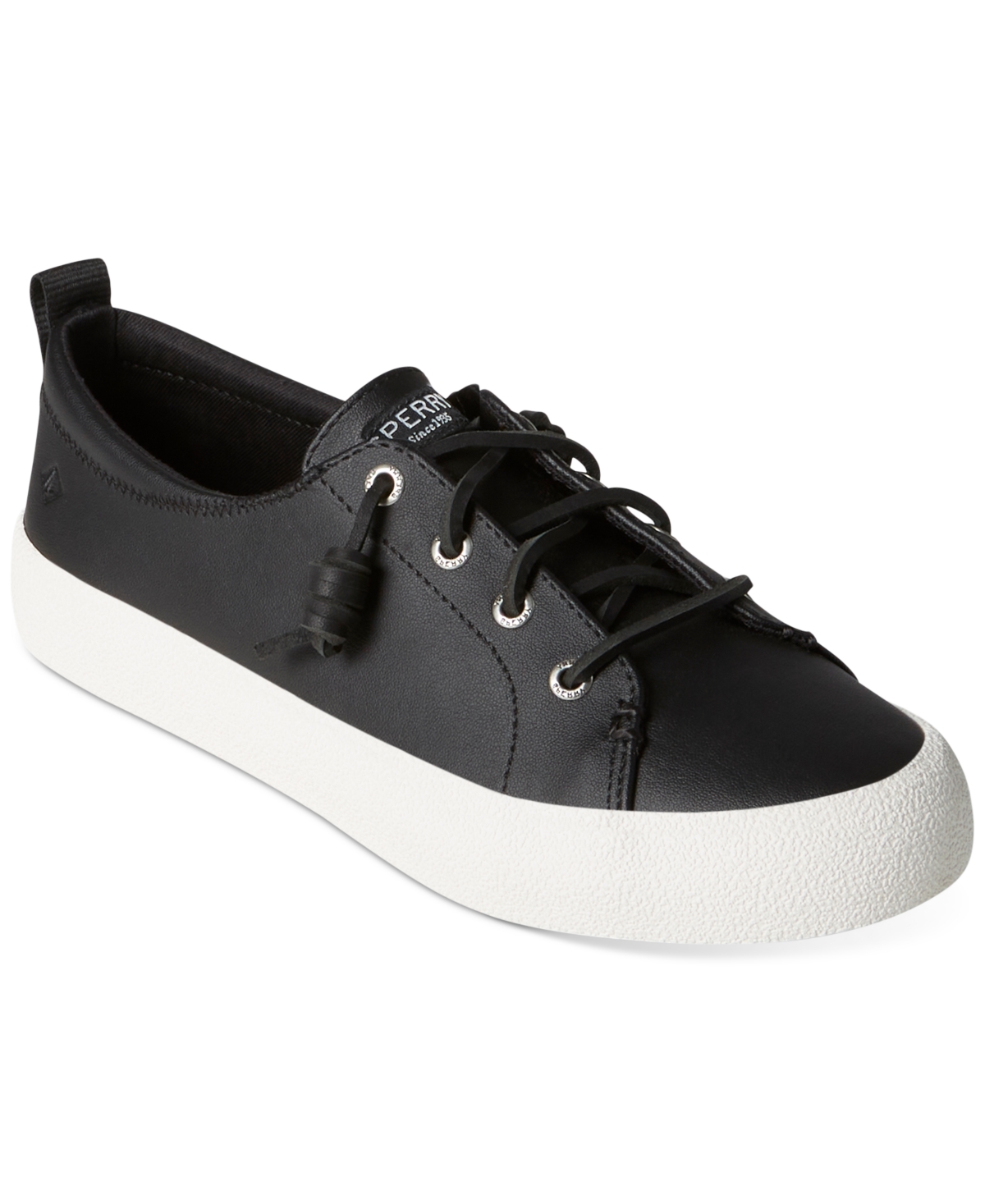 Women's Crest Vibe Leather Sneakers, Created for Macy's - Rose Dust