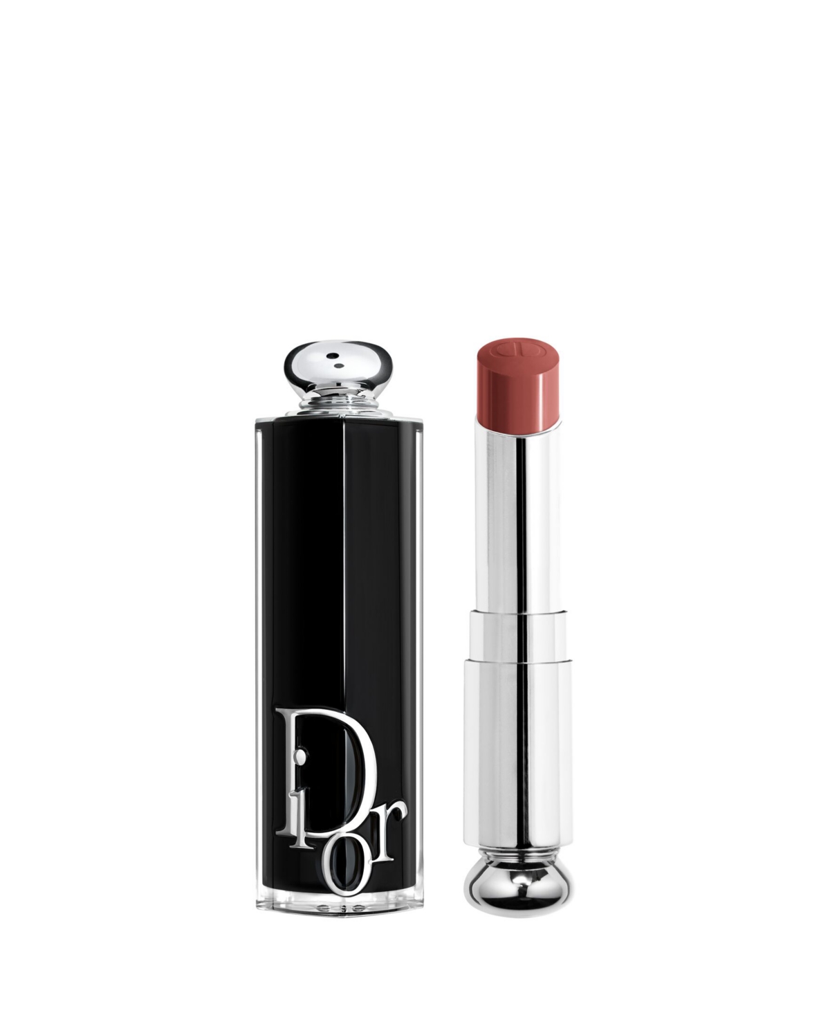 Dior Addict Refillable Shine Lipstick In  Cannage (a Deep Nude)