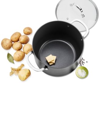Hard-Anodized Aluminum 8-Qt. Covered Stockpot, Exclusively at Macy’s
