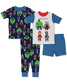 Toddler Boys 4-Pc. Avengers Pajama Set