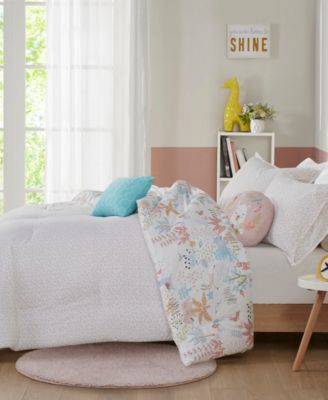 Intelligent Design Iris Woodland Animals 4-Pc. Comforter Set, Twin