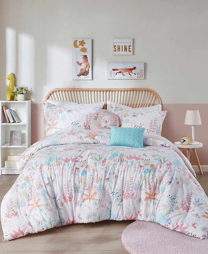 Urban Habitat Iris Woodland Animals 5 Pc. Comforter Set Full