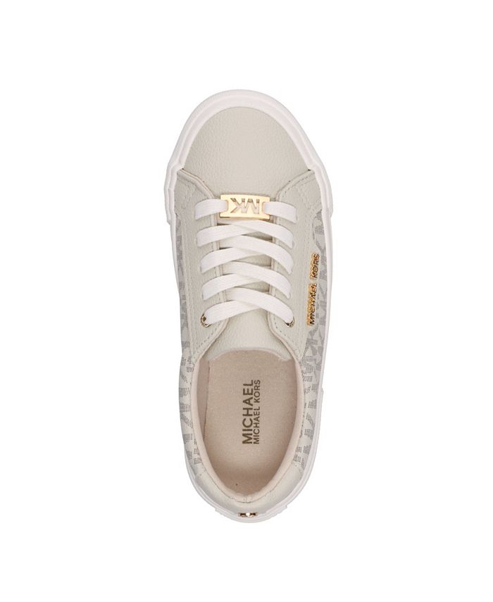 Michael Kors Little Girls Izetta Regent Logo Monogram Sneaker & Reviews