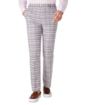 plaid dress pants