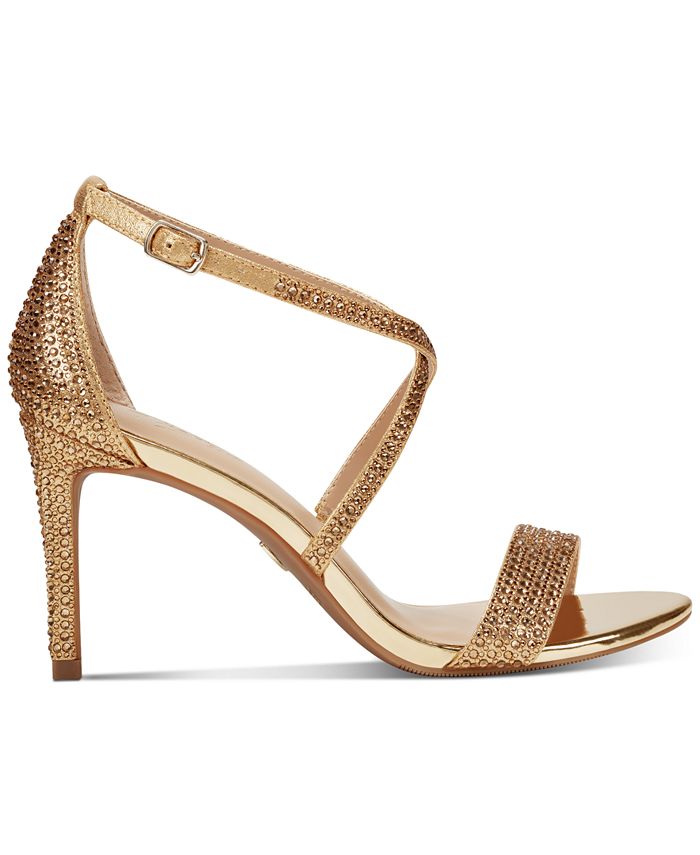 Thalia Sodi Women's Darria Embellished Evening Sandals & Reviews