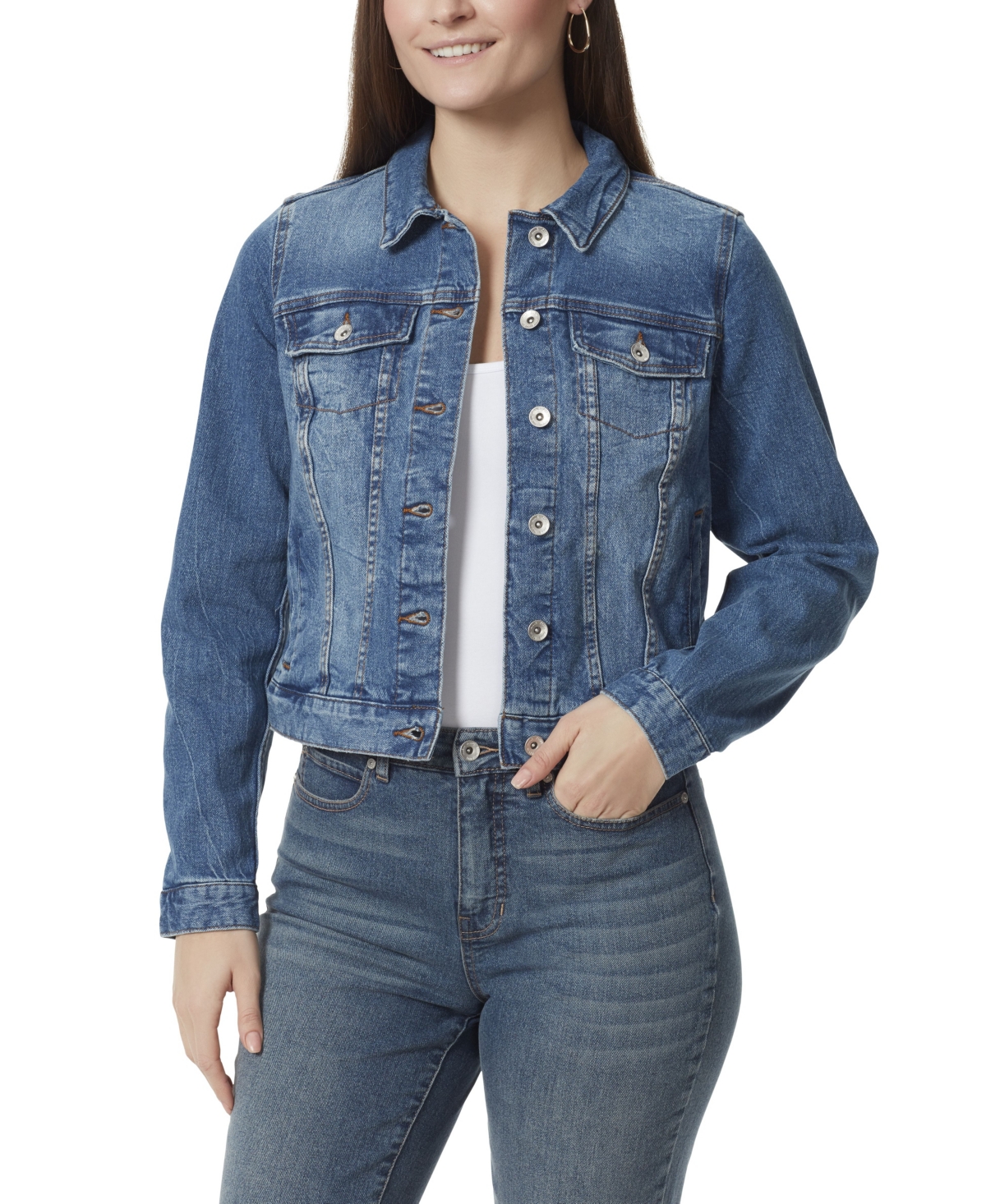 Anne klein denim jacket shop