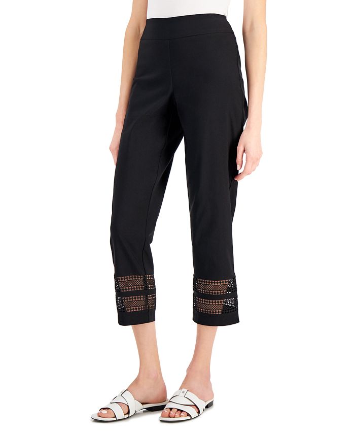 JM Collection Women's Curvy-Fit Ankle Pants, Created for Macy's - Macy's
