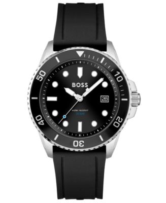 Hugo boss ocean edition 2025 men's black strap watch