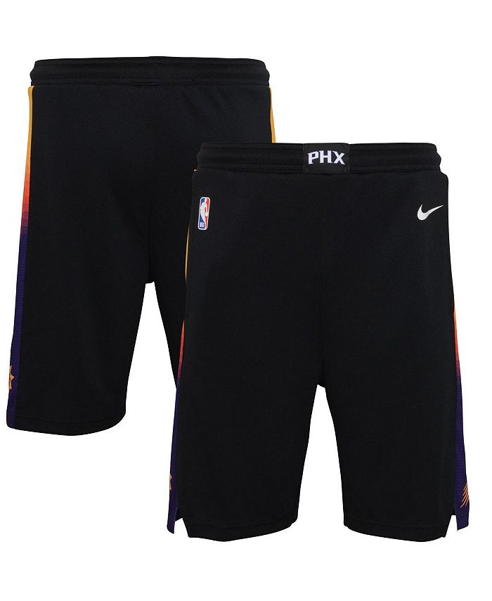 Phoenix Suns Nike Youth 2021/22 City Edition Swingman Shorts - Black