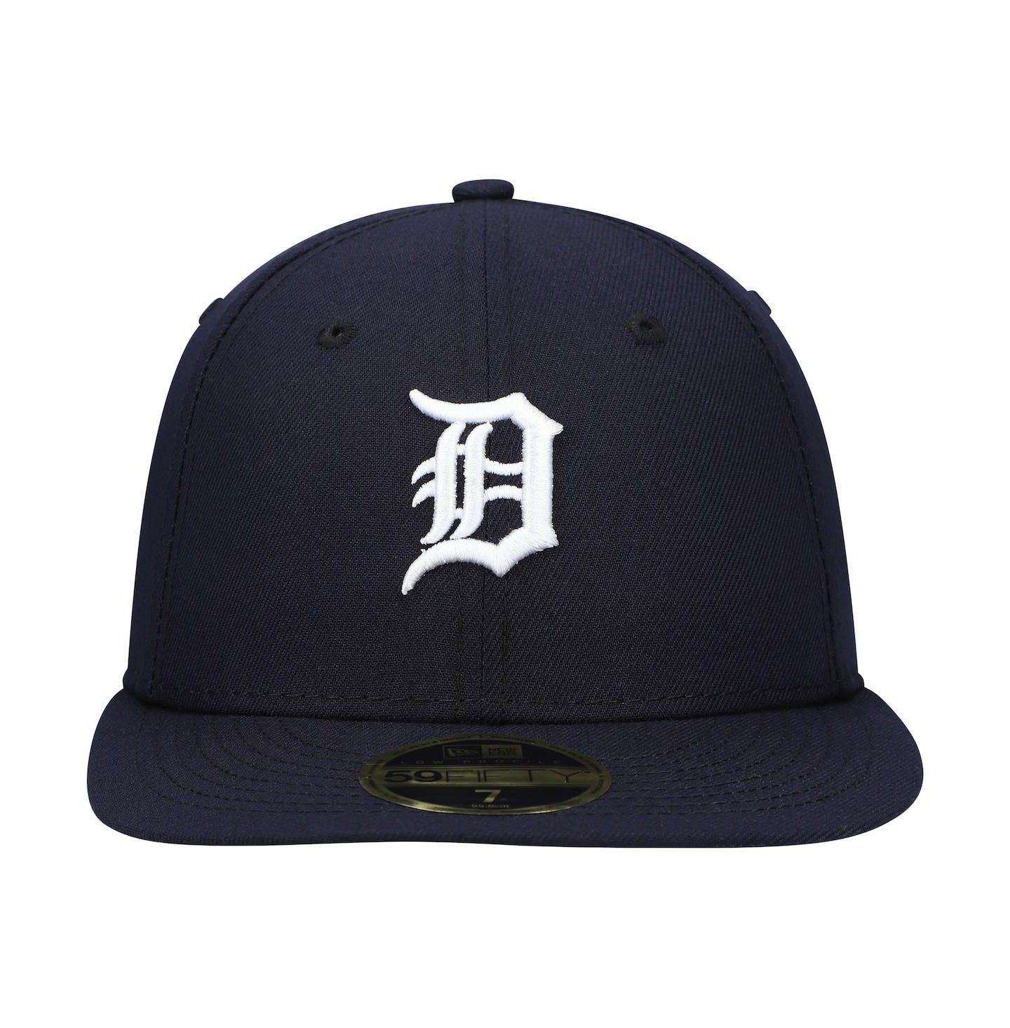 Мужская кепка New Era Navy Detroit Tigers Authentic Collection On-Field Home Low Profile 59FIFTY Fitted Hat — фото 3