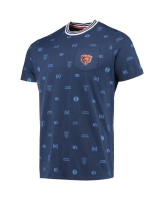 Men's Navy Chicago Bears Essential Pocket T-shirt