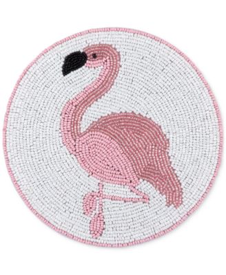 Thirstystone - Beaded Flamingo Trivet