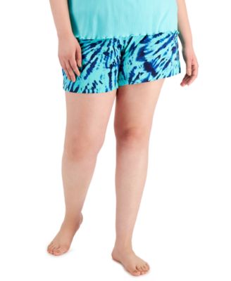 Photo 1 of SIZE 2X - Jenni Plus Size Knit Pajama Shorts, Created for Macy's