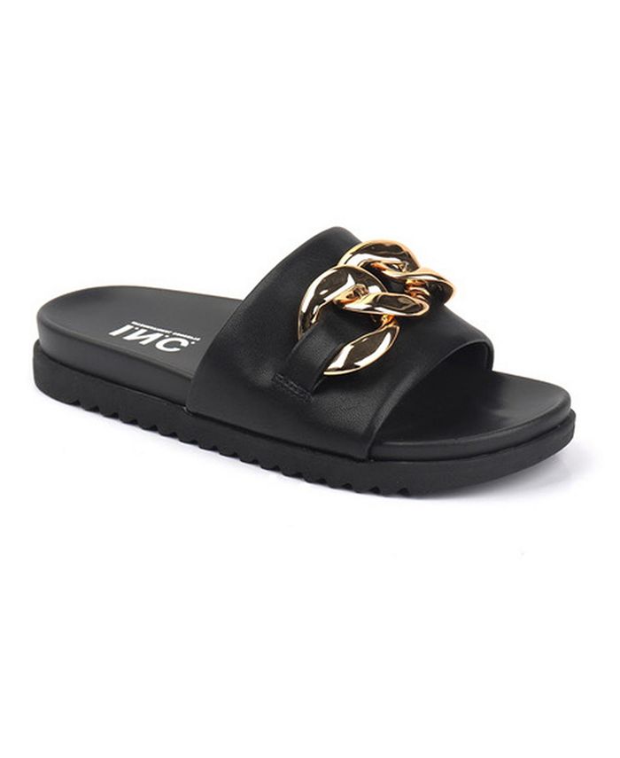 INC International Concepts Little Girls June Slide Sandals - Macy's