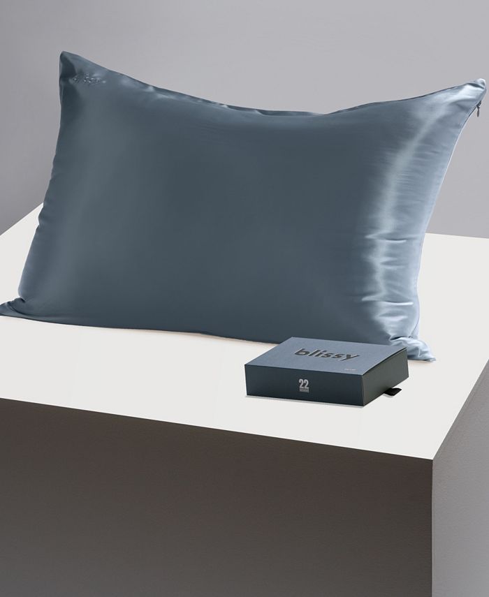 BLISSY 22Momme Pure Silk Pillowcase, Standard Macy's