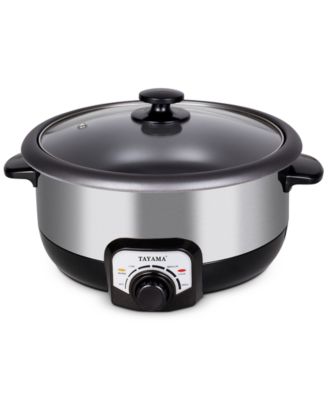 electric cooker with steamer