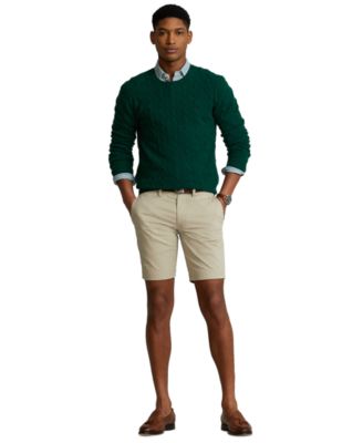 khaki shorts and polo