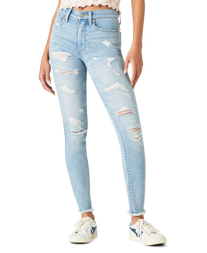 Lucky Brand Bridgette High Rise Distressed Skinny Jeans Size 0 (25)