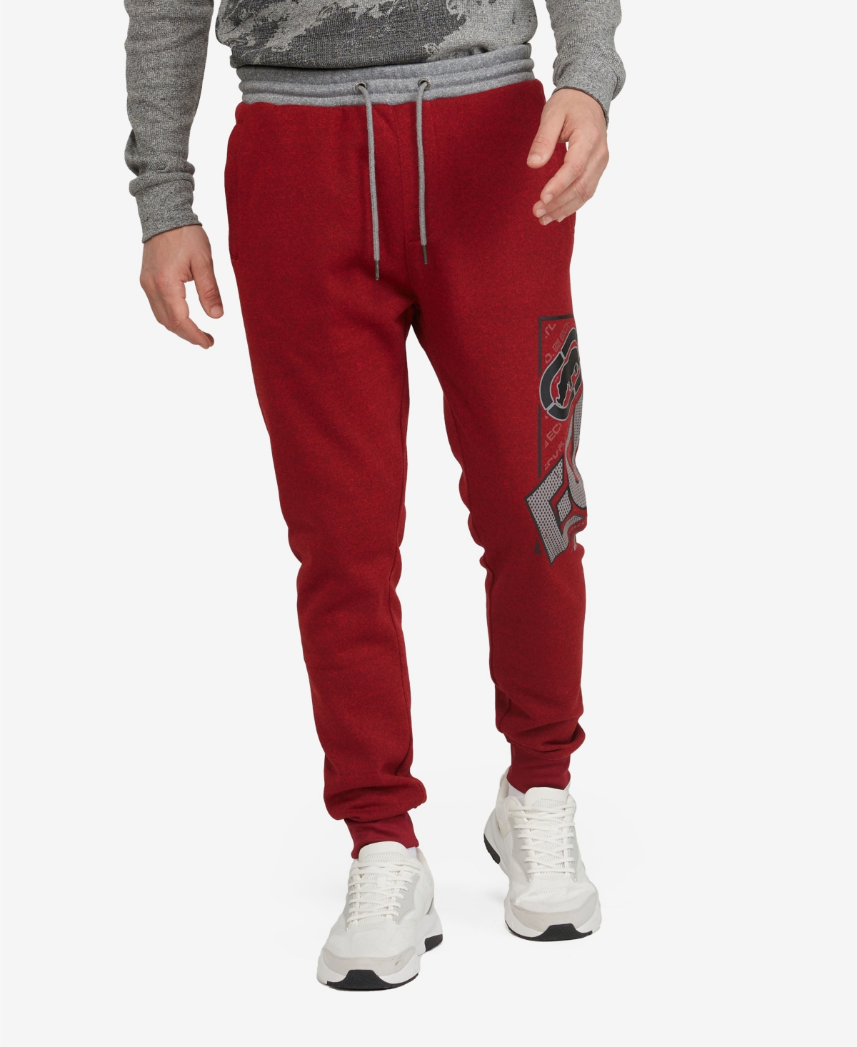 Men's Blocked Out Speed Joggers - Red