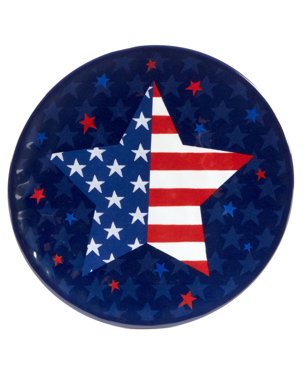 Certified International Stars and Stripes Melamine Dinner Set, 12 Piece