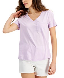 Cotton V-Neck T-Shirt, Created for Macy's