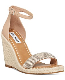 Women's Submit Embellished Wedge Sandals