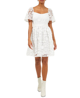 French Connection Celilla Cabello Lace Dress - Macy's