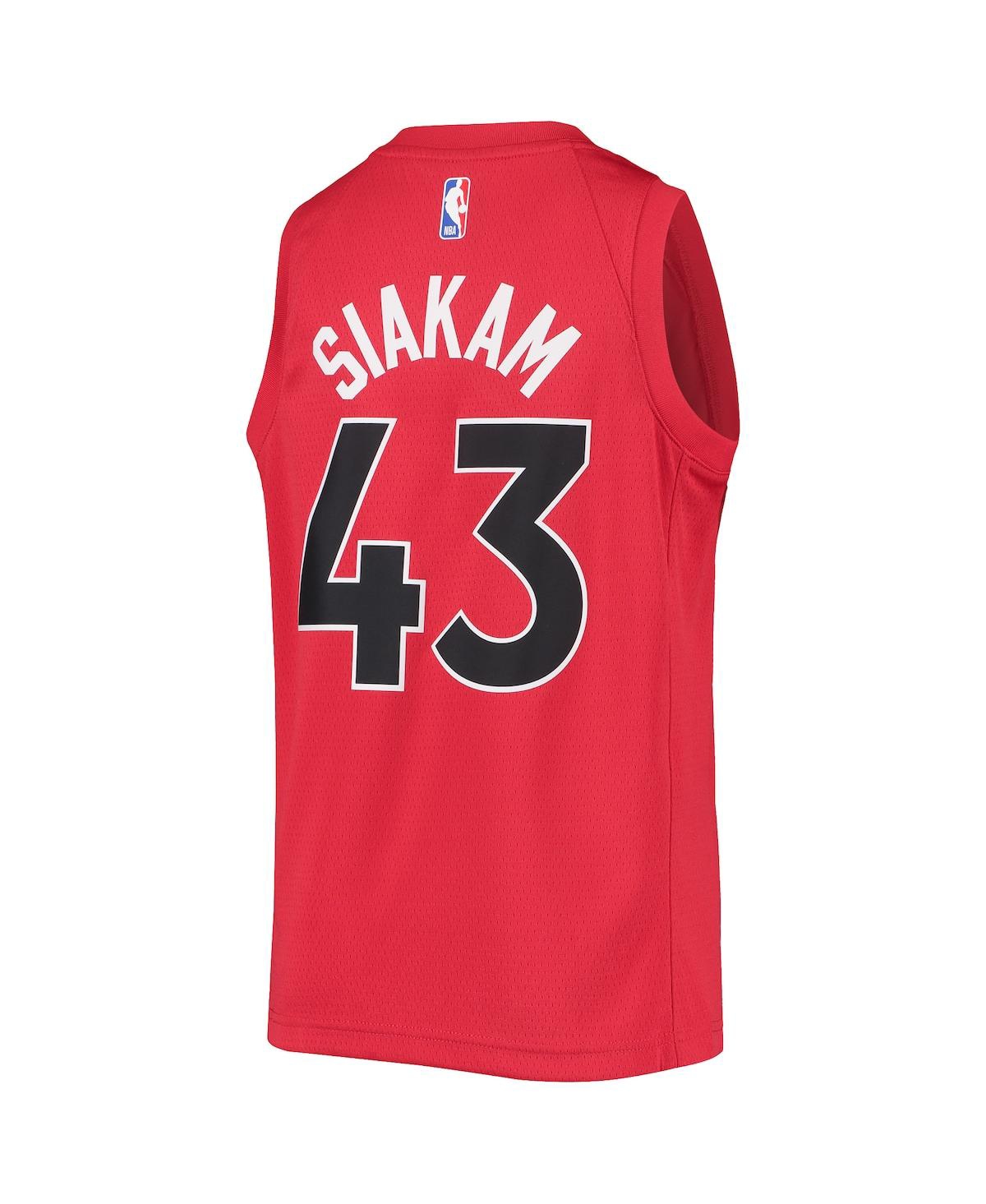 Big Boys Nike Pascal SiakamToronto Raptors 2020/21 Swingman Jersey - Icon Edition - Red