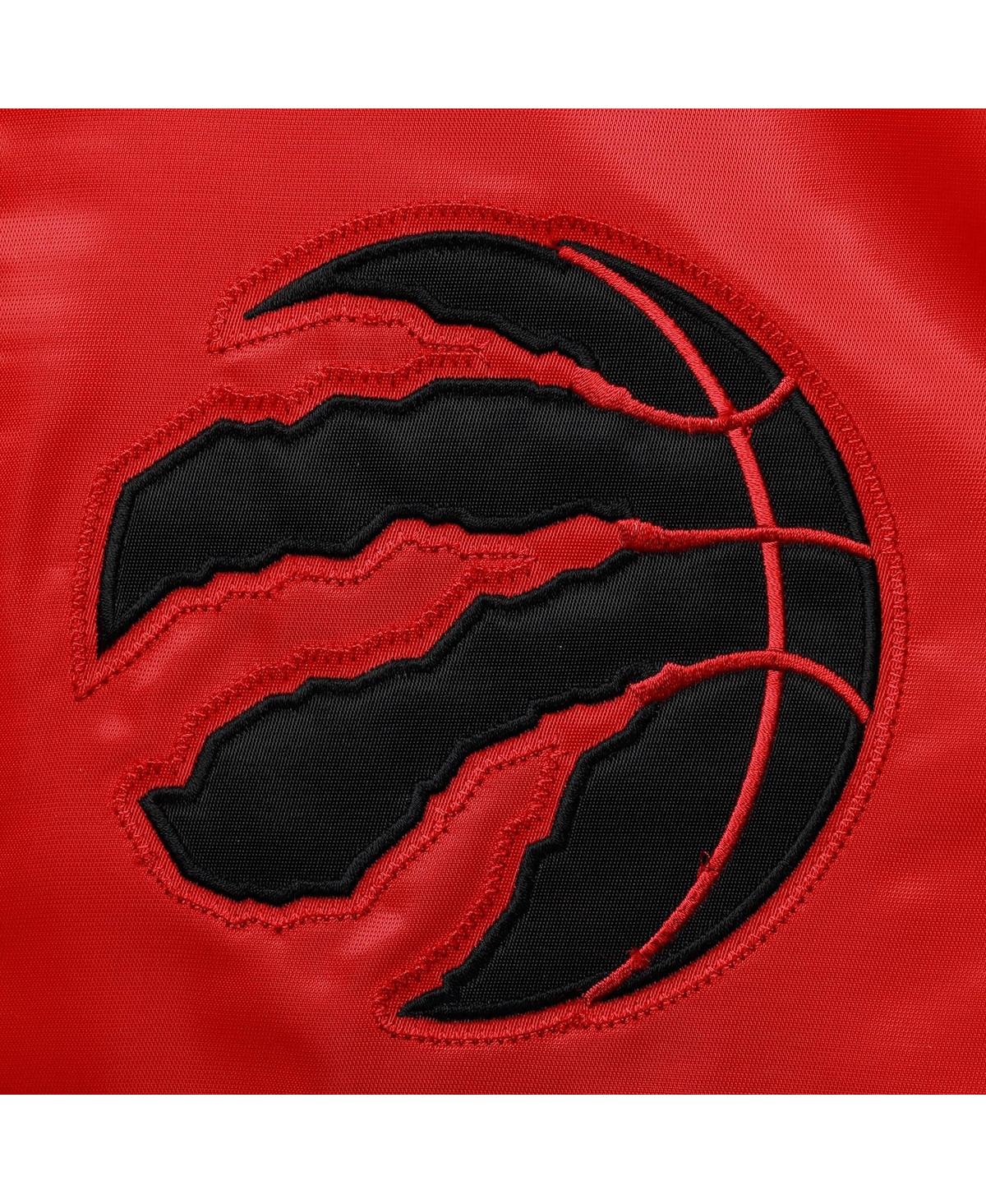 Starter Men's  Red And Black And Green Toronto Raptors Black History Month Nba 75th Anniversary Full- In Red,black,green