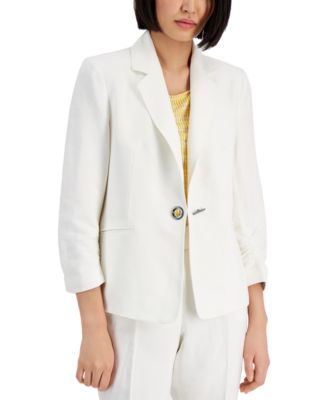 kasper white suit