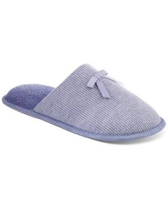 grey shearling slippers