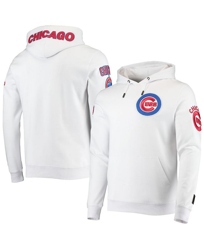 Pro Standard Men's White Chicago Cubs Logo Pullover Hoodie - Macy's