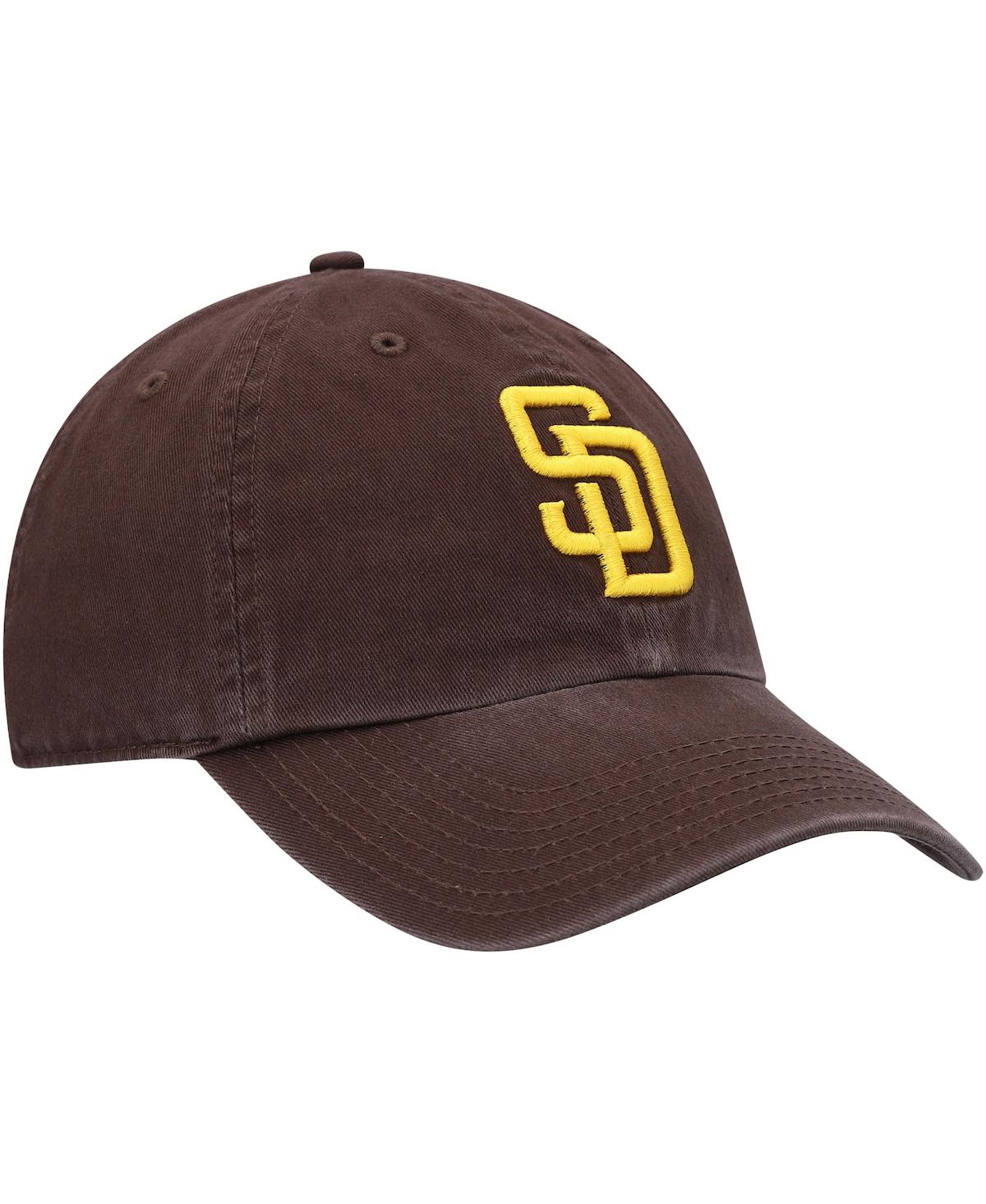 Shop 47 Brand Big Boys And Girls ' Brown San Diego Padres Team Logo Clean Up Adjustable Hat