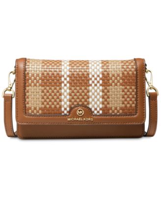 jet set small logo smartphone crossbody bolsa