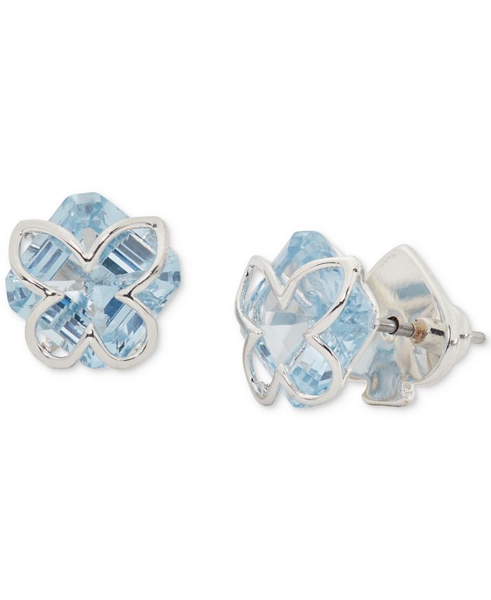 kate spade new york Crystal Something Sparkly Butterfly Stud Earrings &  Reviews - Earrings - Jewelry & Watches - Macy's